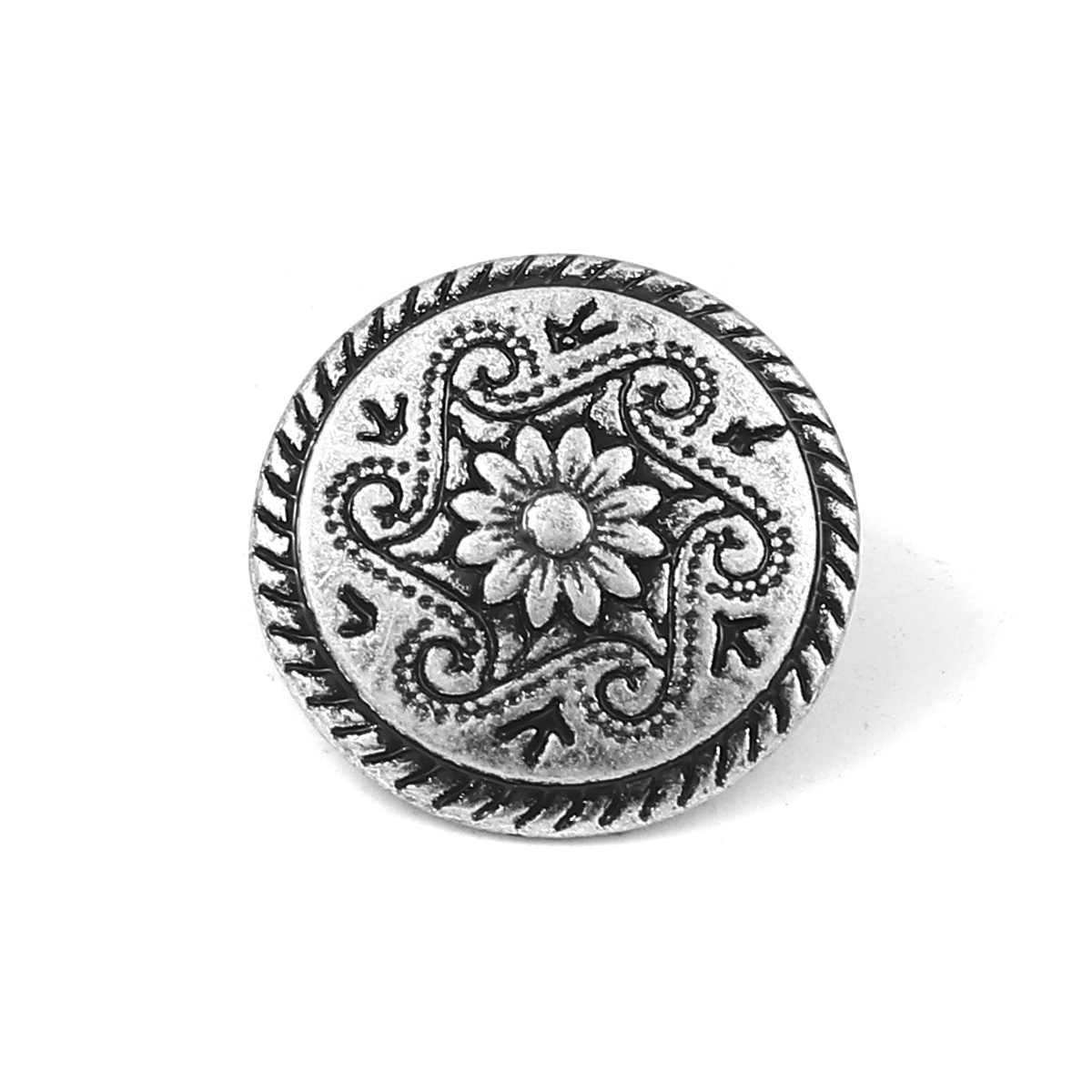 Button Hole Cutter - 10pcs Vintage Metal Shank Buttons Antique