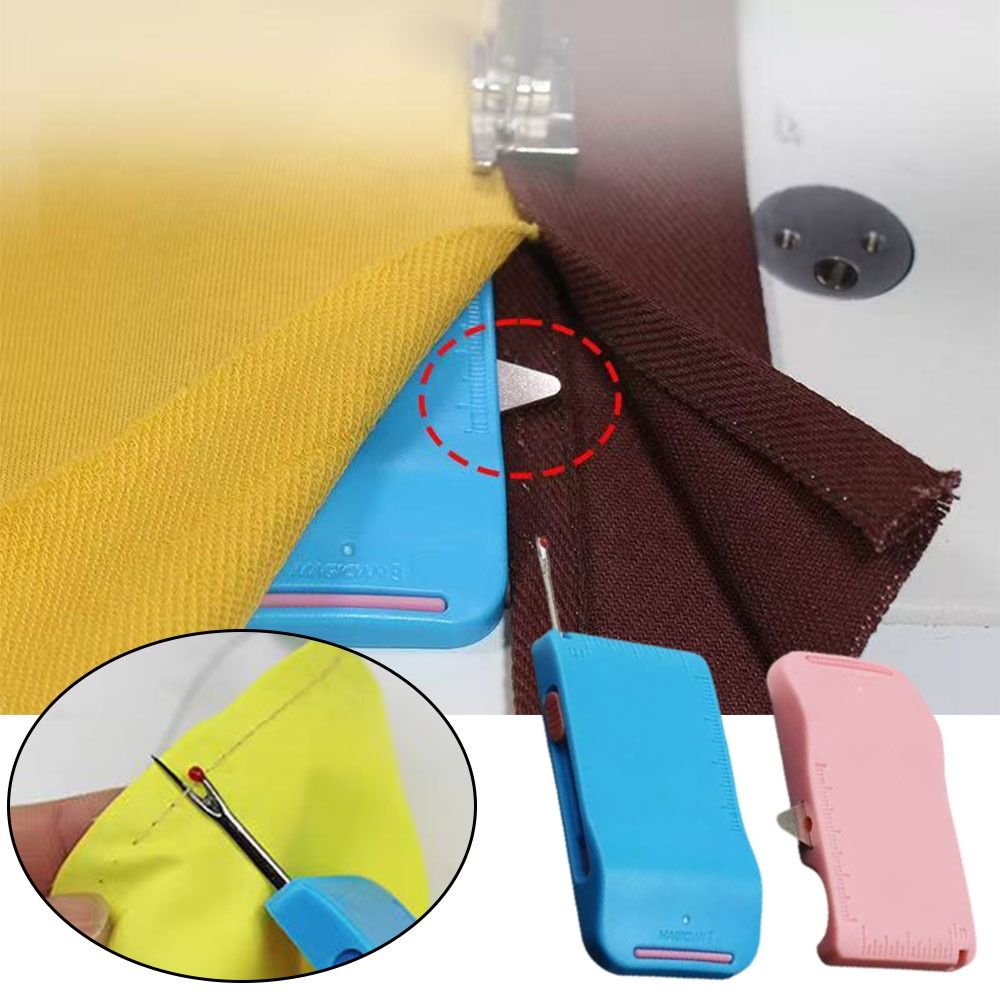Sewing Gauge Ruler - Adjustable Magnetic Sewing Track Built-In Seam