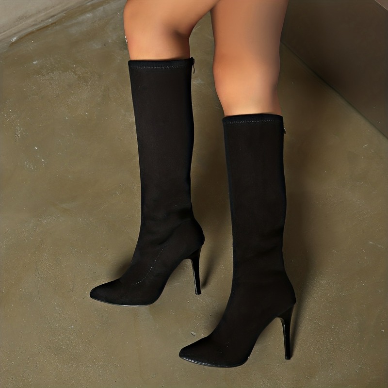 Women's Fashion Boots	Pointed  - Sewing Zipper recension och pris