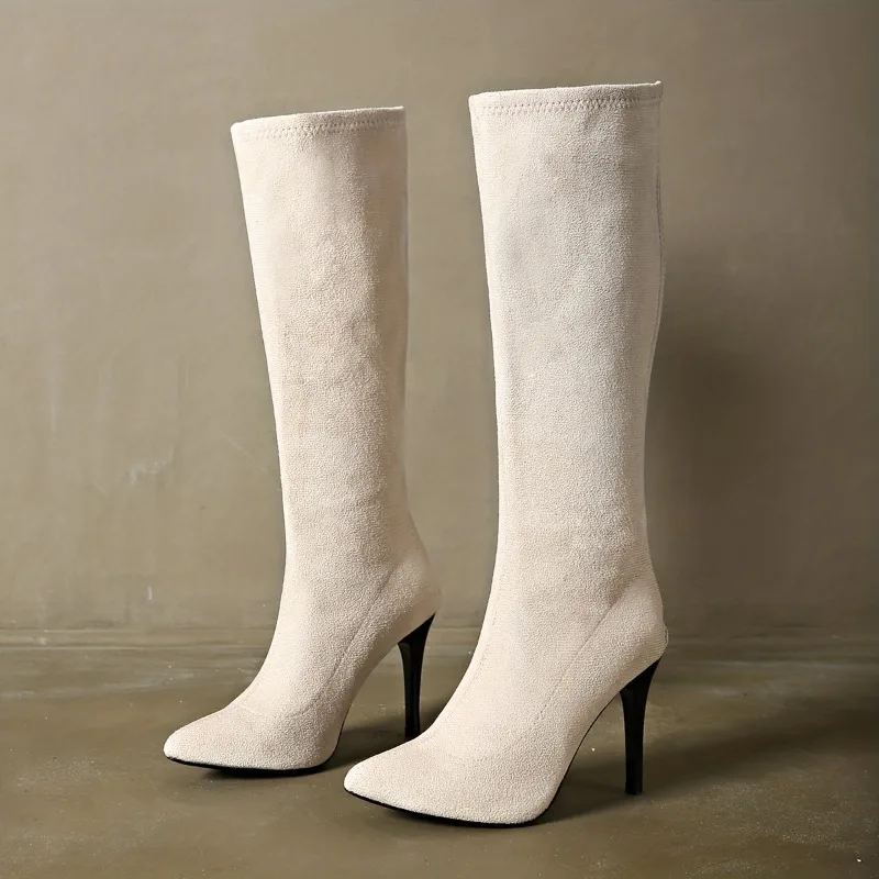 Women's Fashion Boots	Pointed  - Sewing Zipper recension och pris