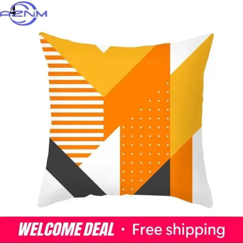 Boho Orange Abstract Cushion C - Century Textile & Sewing Supply Reviews recension och pris