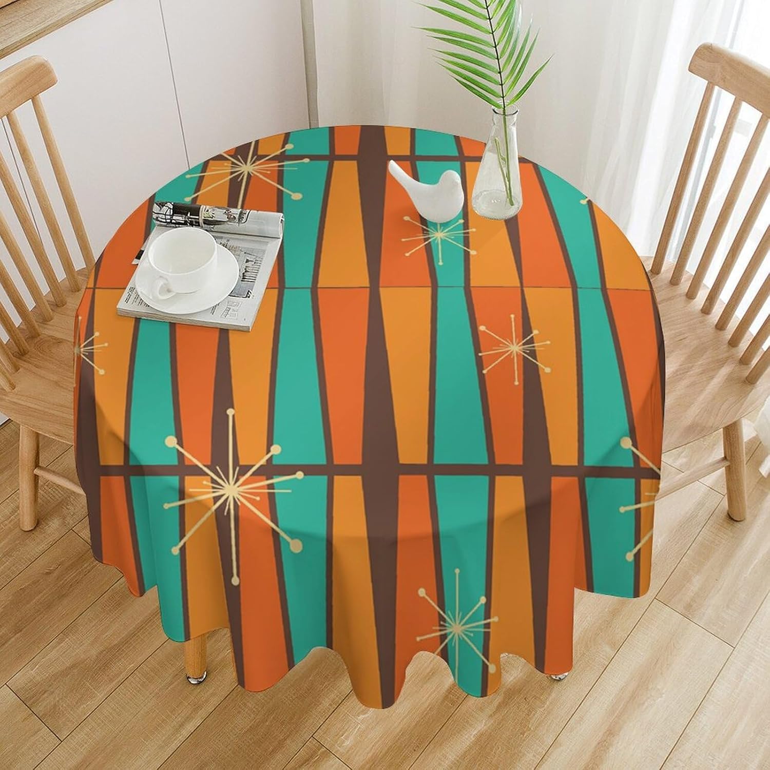 Mid Century Modern Orange Yell - Century Textile & Sewing Supply Reviews recension och pris