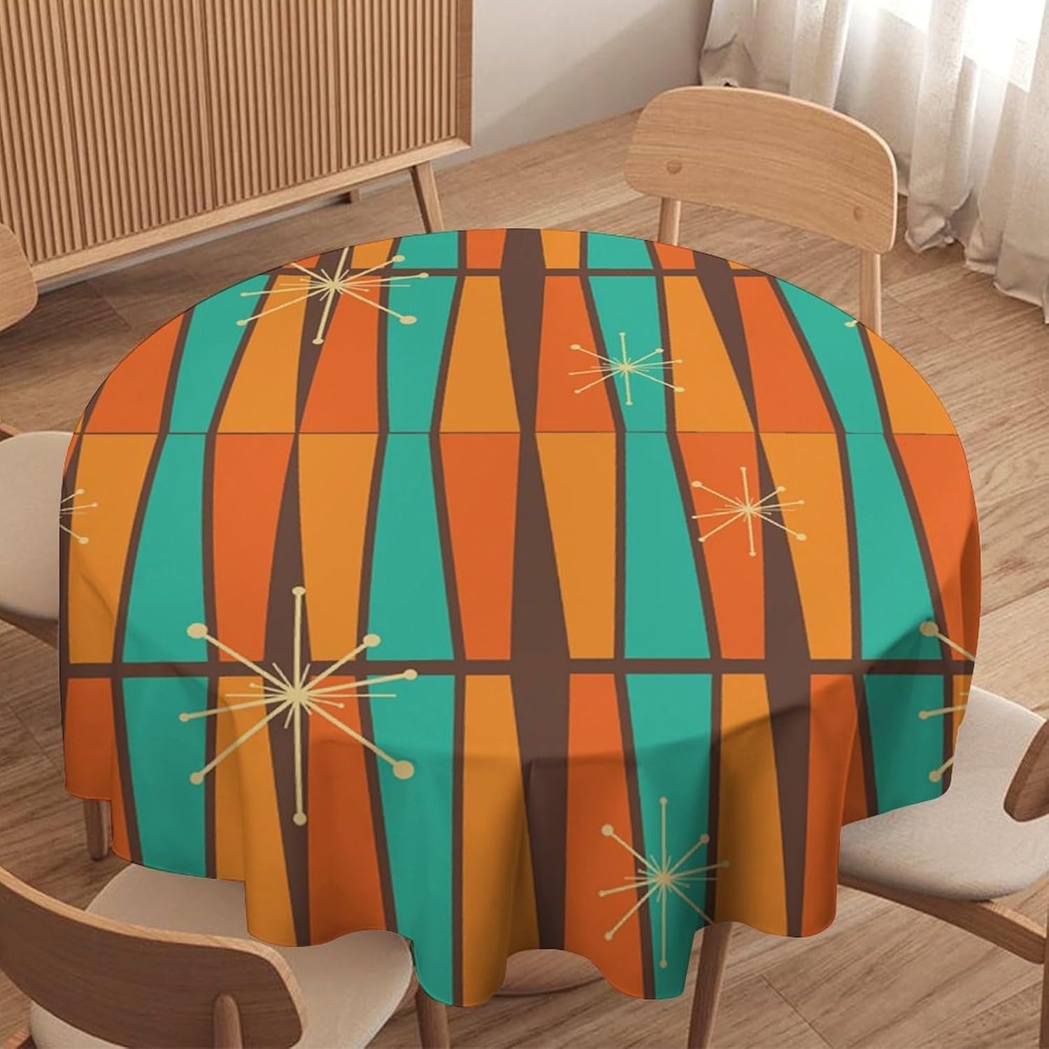 Mid Century Modern Orange Yell - Century Textile & Sewing Supply Reviews recension och pris
