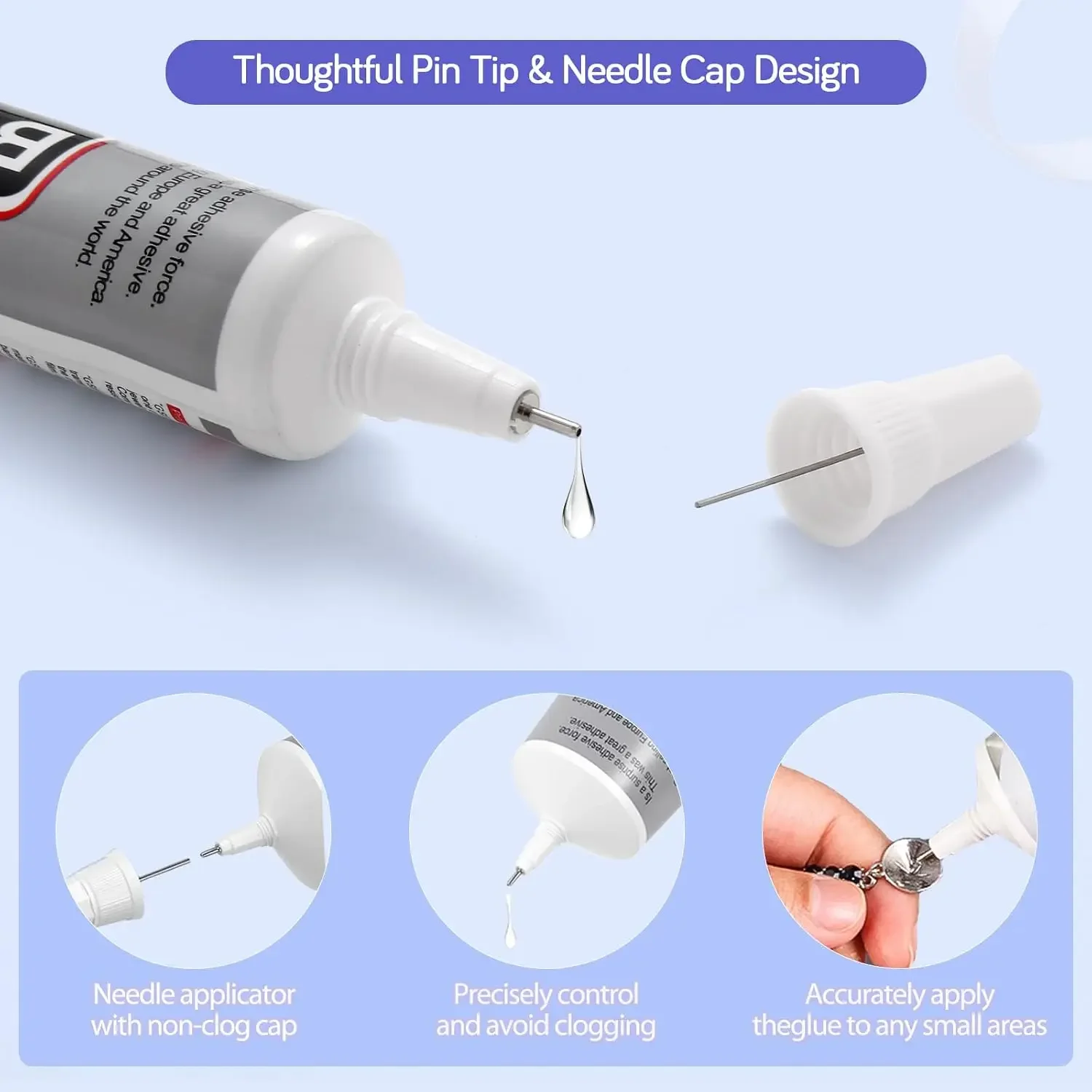 ICUTE-FITTDYHE 6PCS Jewelry Gl - Fabric Glue Bond recension och pris