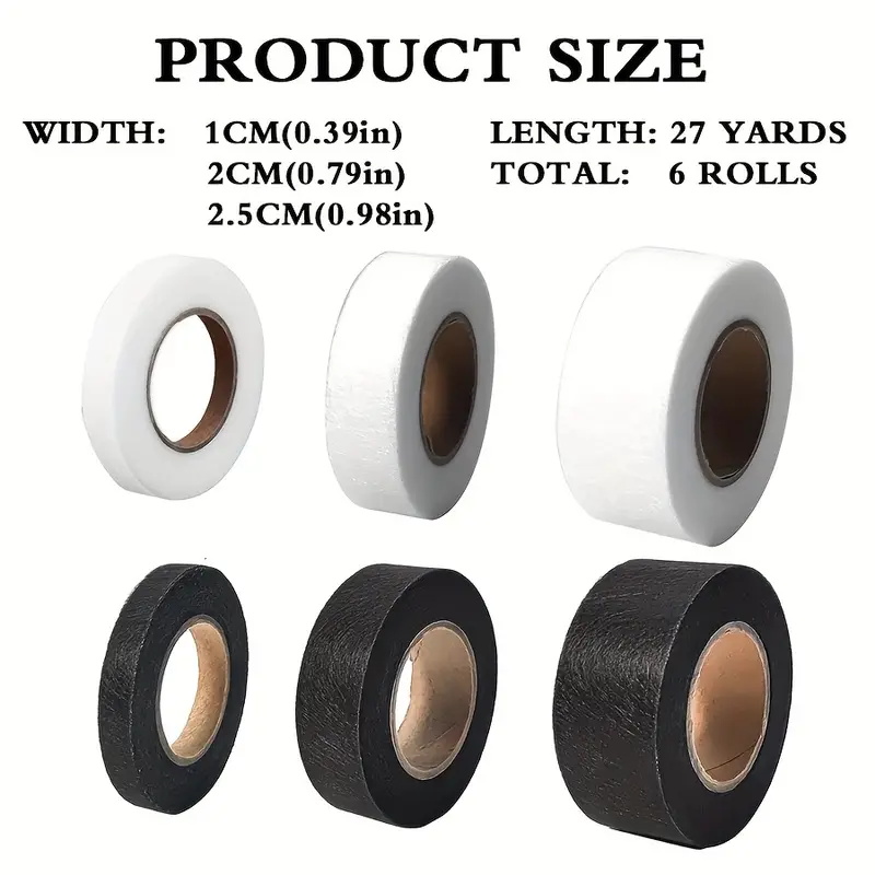 4 Roll Iron On Hemming Tape Ho - Hem Tape Fusible recension och pris