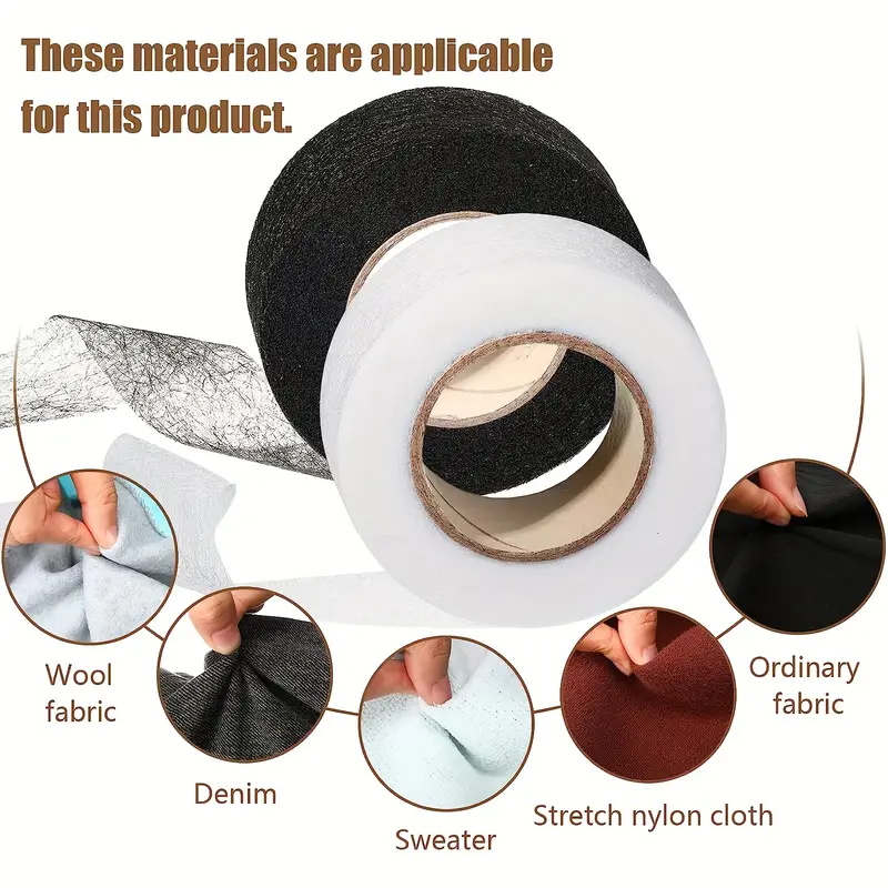 4 Roll Iron On Hemming Tape Ho - Hem Tape Fusible recension och pris