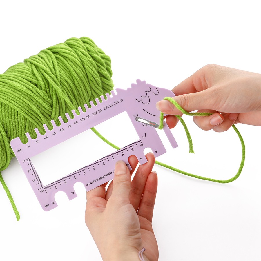 1pcs Sheep Head Shaped Gauge R - Sewing Gauge Ruler recension och pris