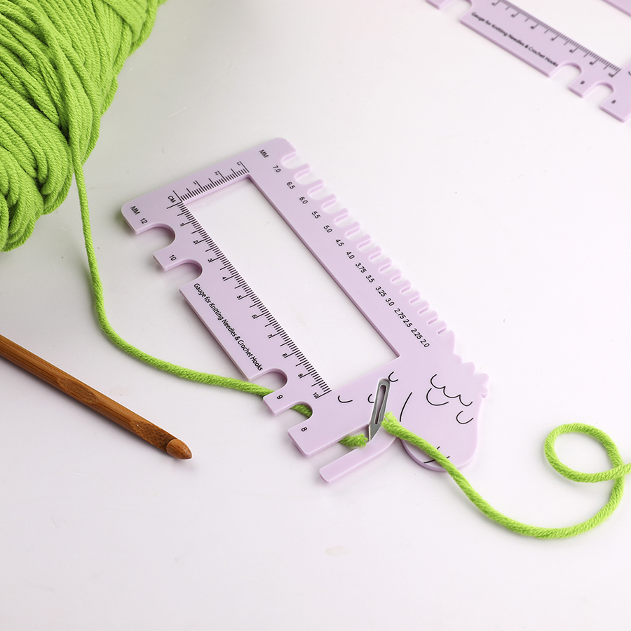 1pcs Sheep Head Shaped Gauge R - Sewing Gauge Ruler recension och pris