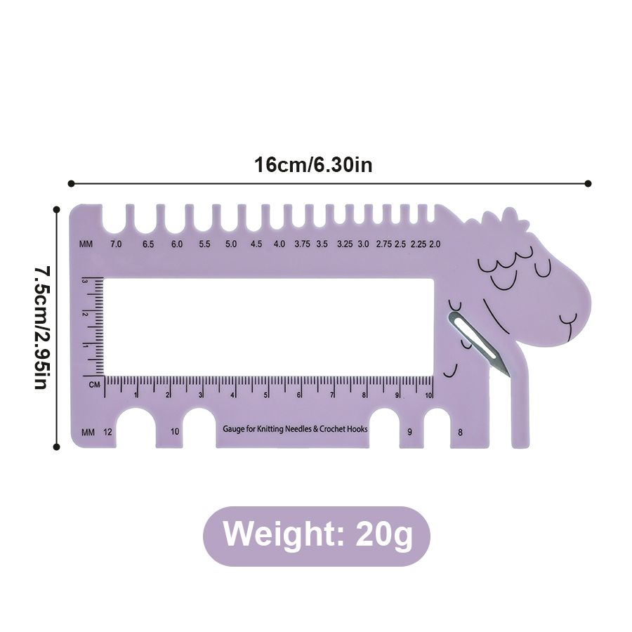 1pcs Sheep Head Shaped Gauge R - Sewing Gauge Ruler recension och pris