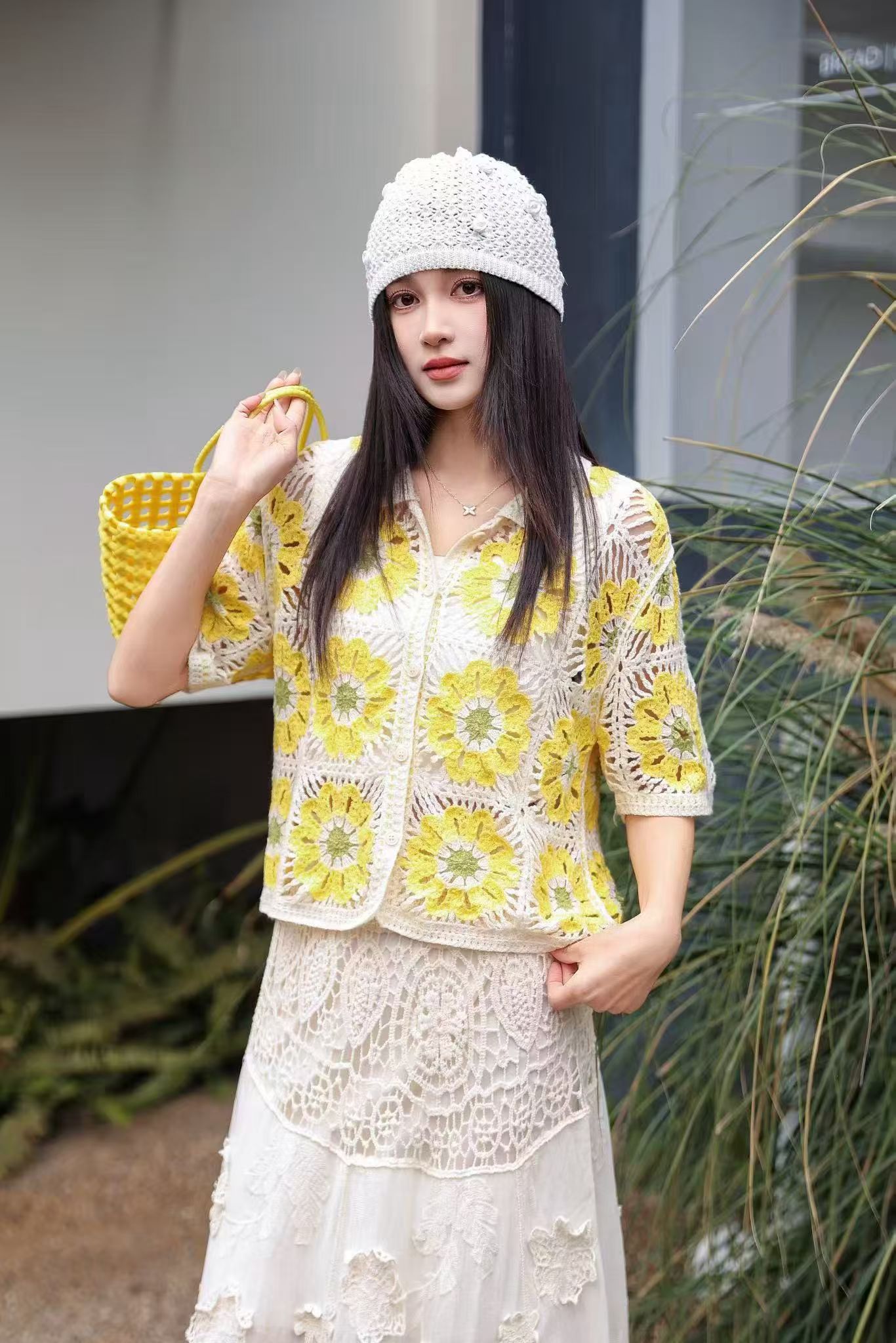 Granny Square Crochet Knit Pol - Sewing Jackets recension och pris