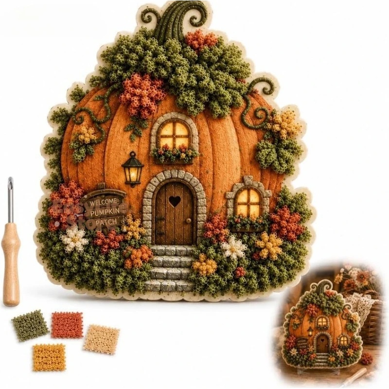 Whimsical Village 3D Fabric Po - Textile Sewing Techniques recension och pris