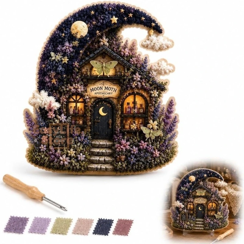 Whimsical Village 3D Fabric Po - Textile Sewing Techniques recension och pris