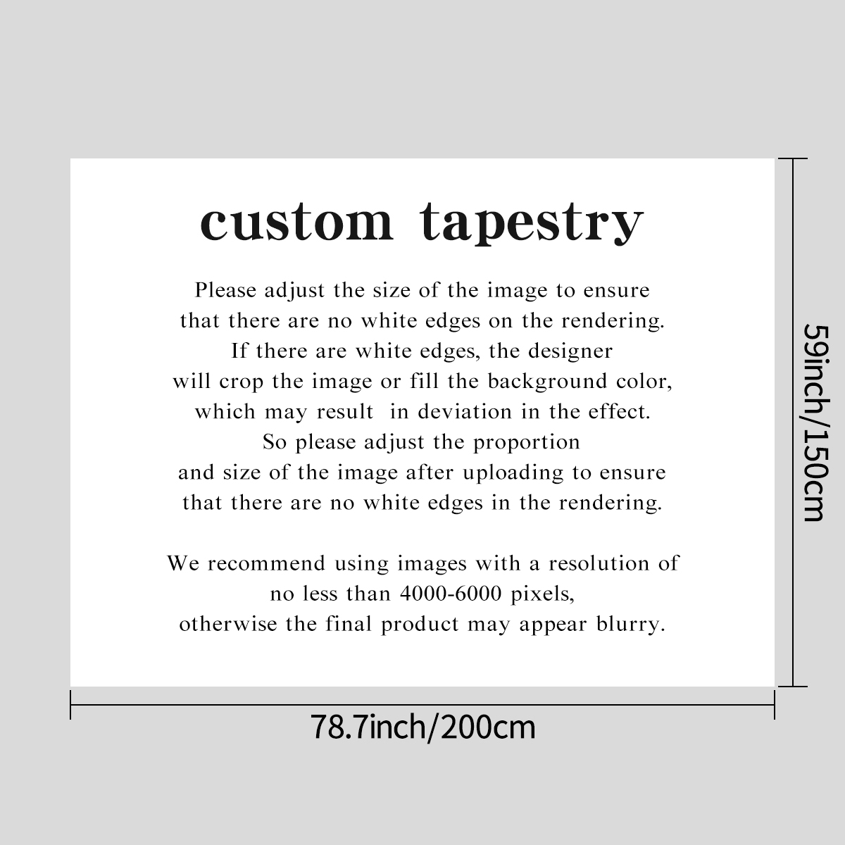 1pc Customized tapestries, cus - Sewing Custom recension och pris