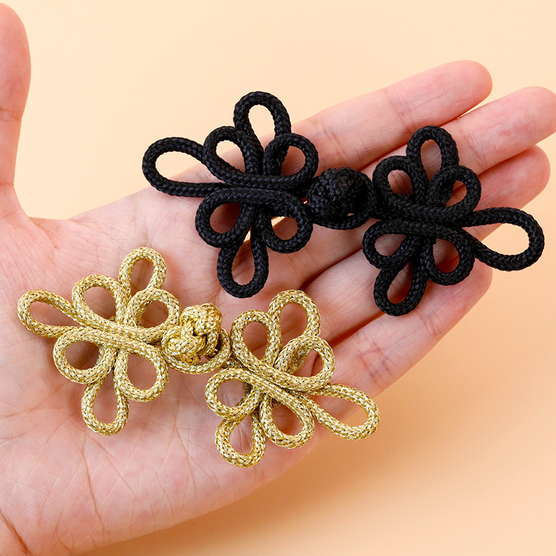 10PCS Gold Wire Cheongsam Butt - Button Hole Cutter recension och pris