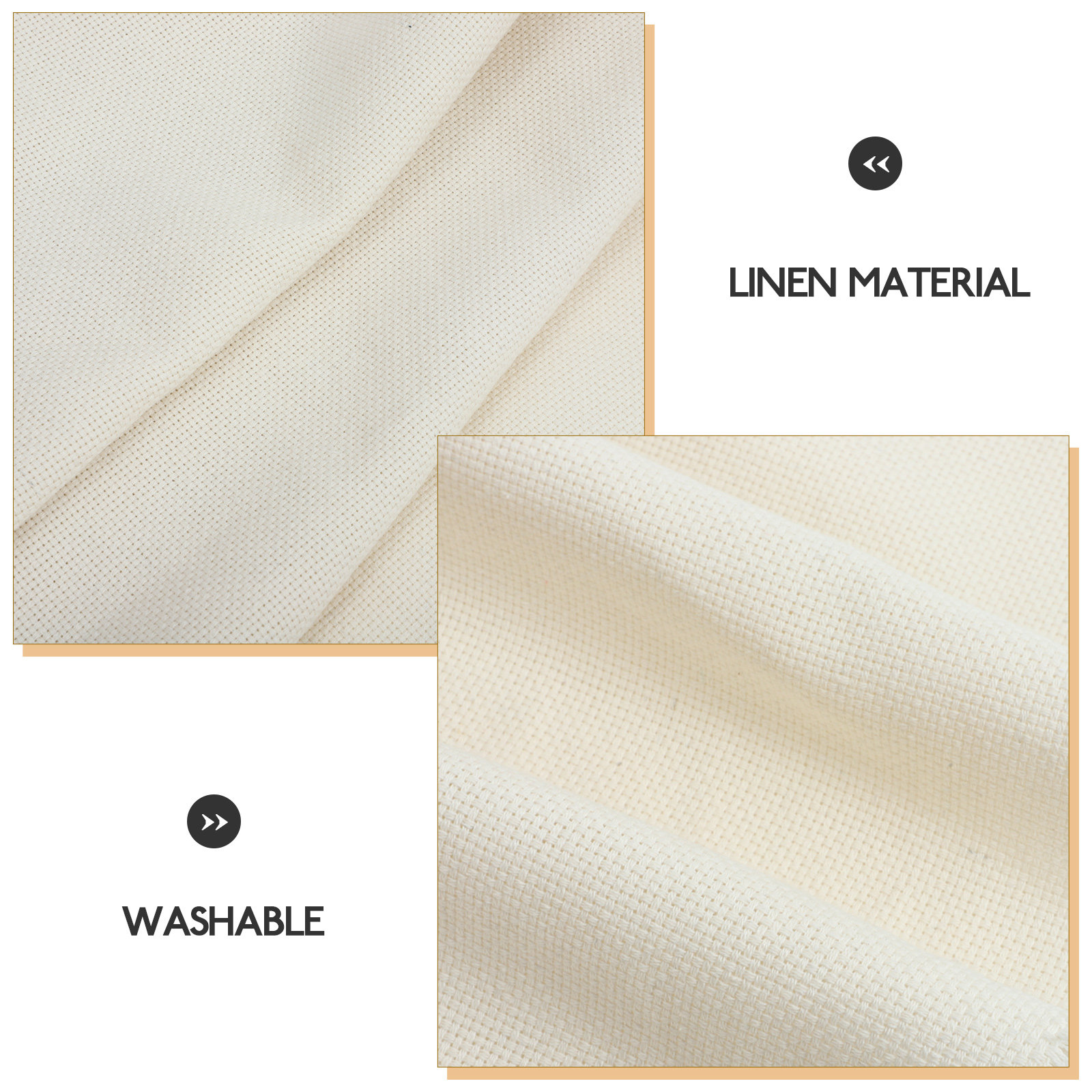 Monks Cloth Embroidery Linen F - Sewing Embroidery Fabric recension och pris