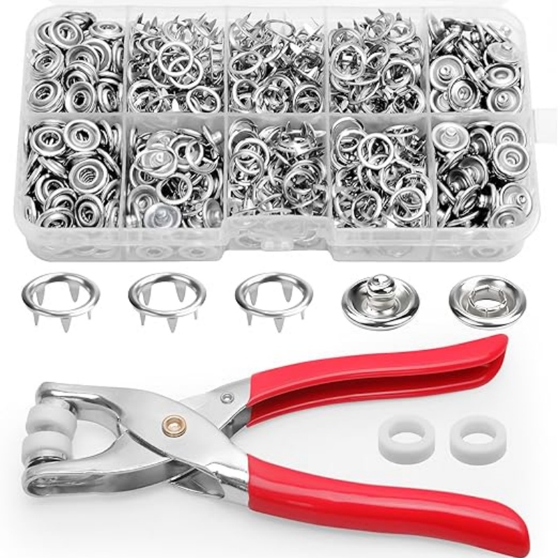 9.5mm Metal Snap Button Kit -  - Snap Button Plier recension och pris