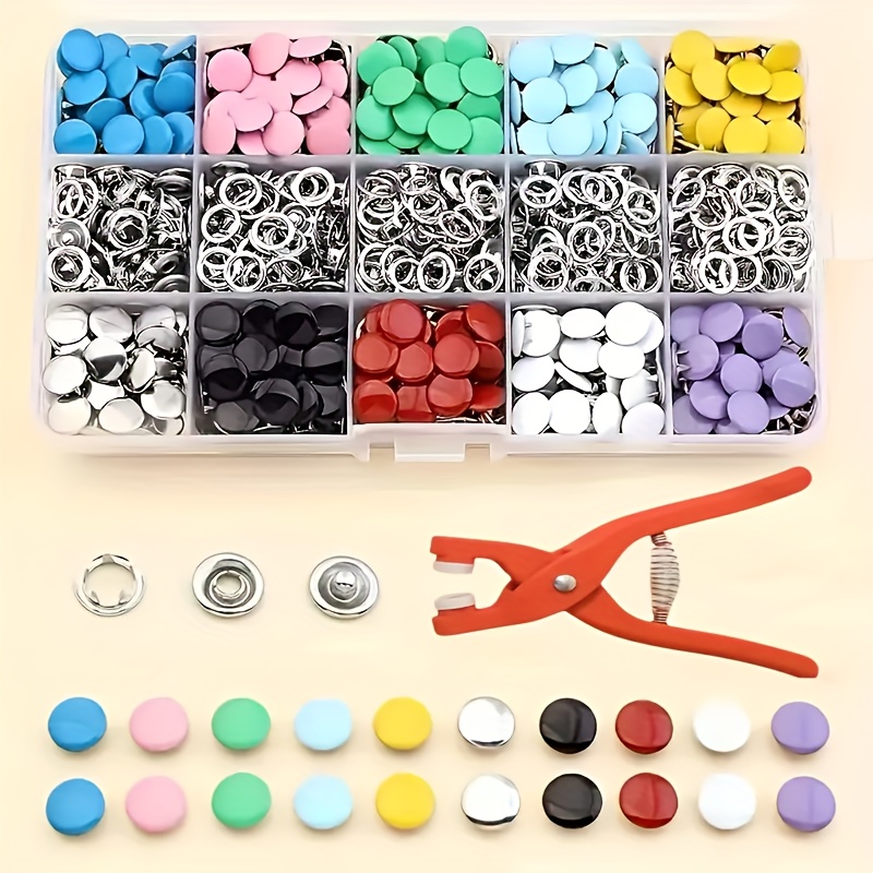 100Pcs Colorful Metal Sewing B - Snap Button Plier recension och pris