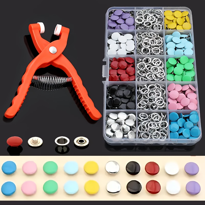 100Pcs Colorful Metal Sewing B - Snap Button Plier recension och pris