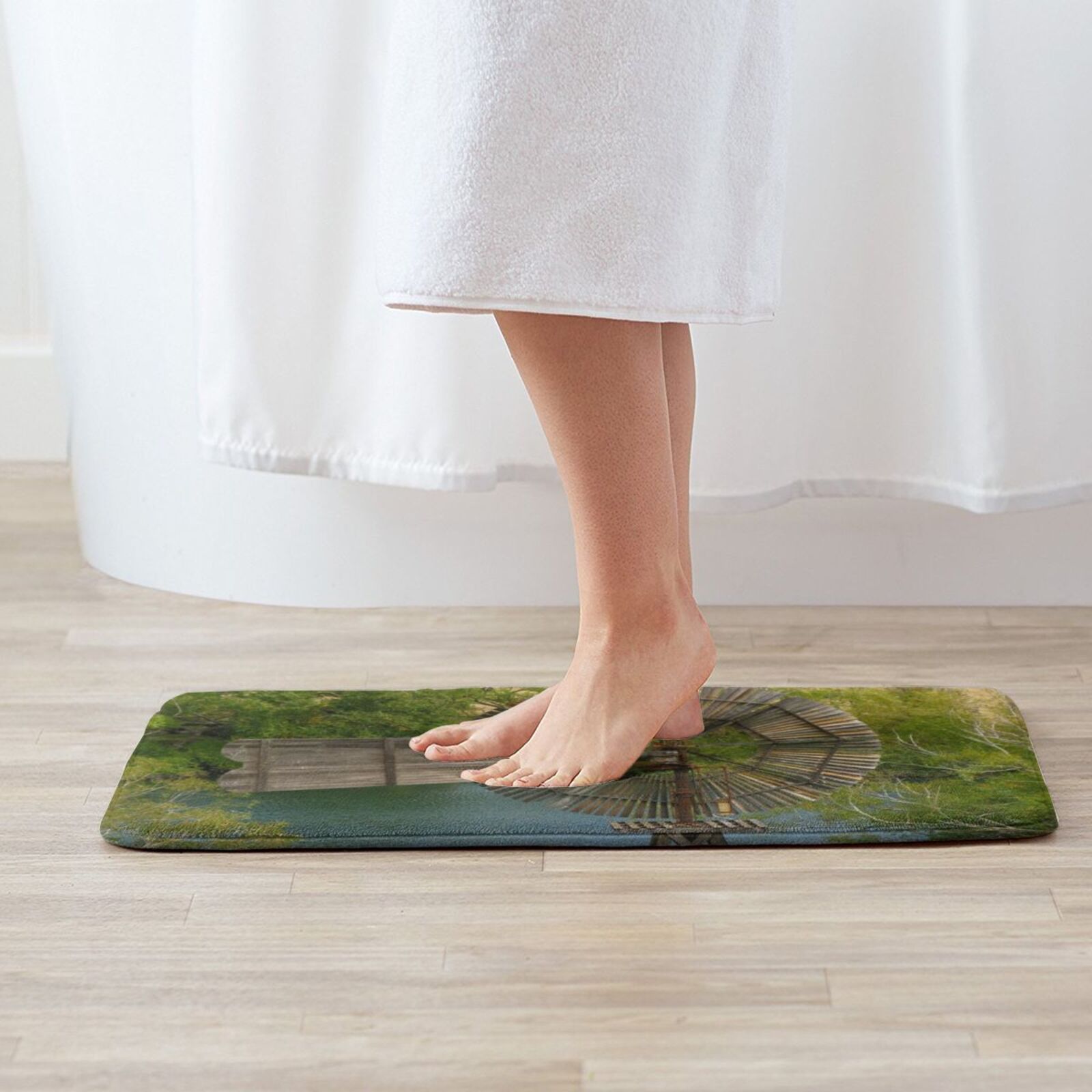 Wooden Windmill Carpet Mat Rug - Century Textile & Sewing Supply Reviews recension och pris