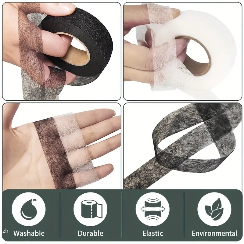 2Roll Black White Double-sided - Hem Tape Fusible recension och pris