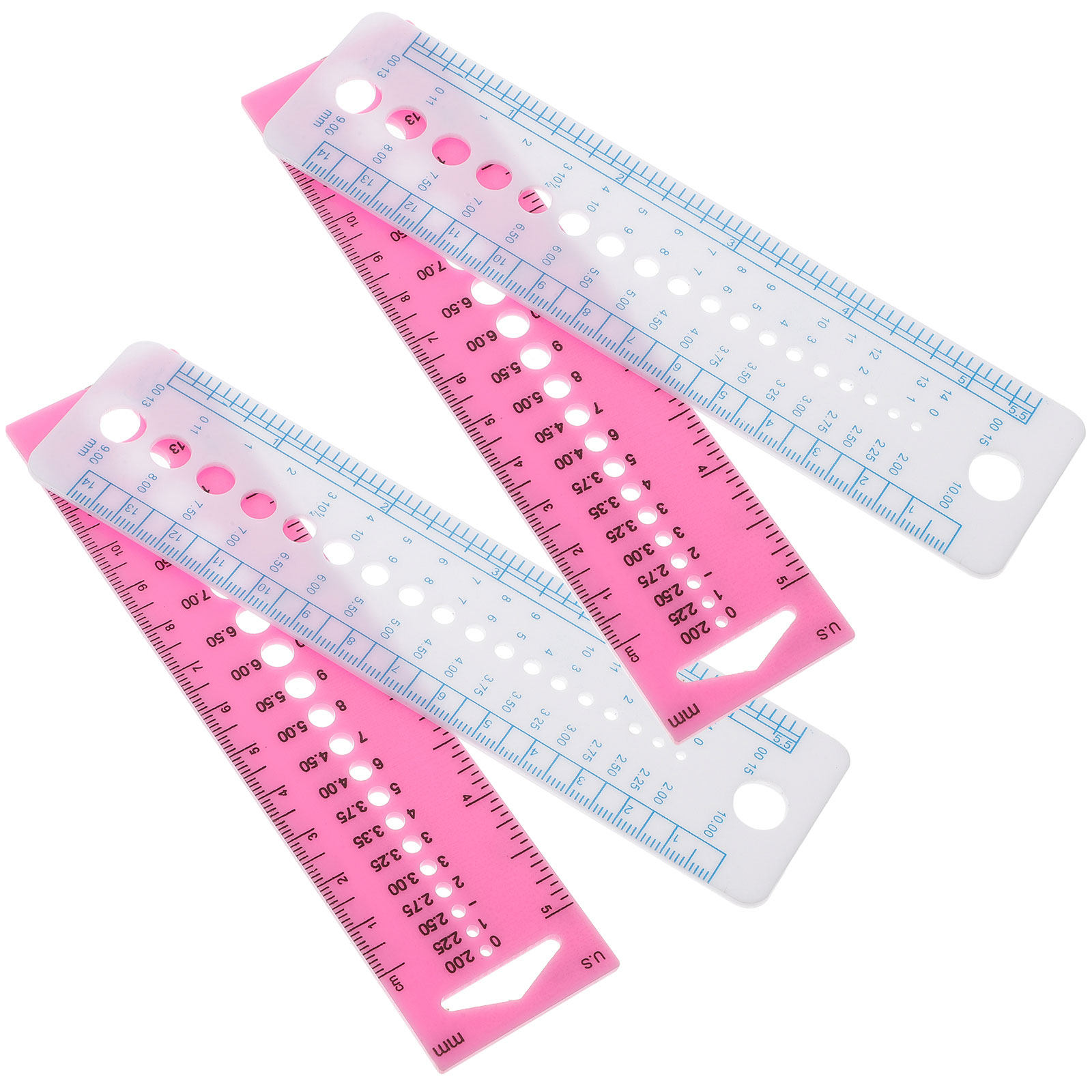 4Pcs Knitting Needle Gauge Too - Sewing Gauge Ruler recension och pris