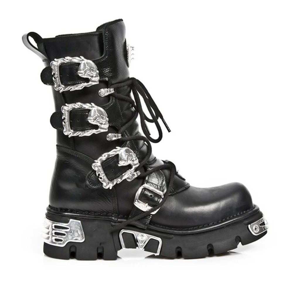New Men's Punk Motorcycle Boot - Sewing Zipper recension och pris