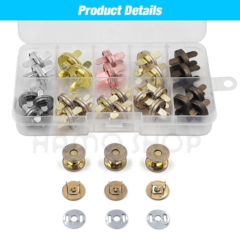 20sets/lot 10mm-18mm Magnetic  - Button Hole Cutter recension och pris