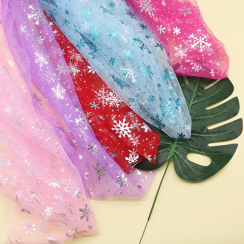 150cm*1yard/pc  Snowflake Prin - Textile And Sewing Supply recension och pris