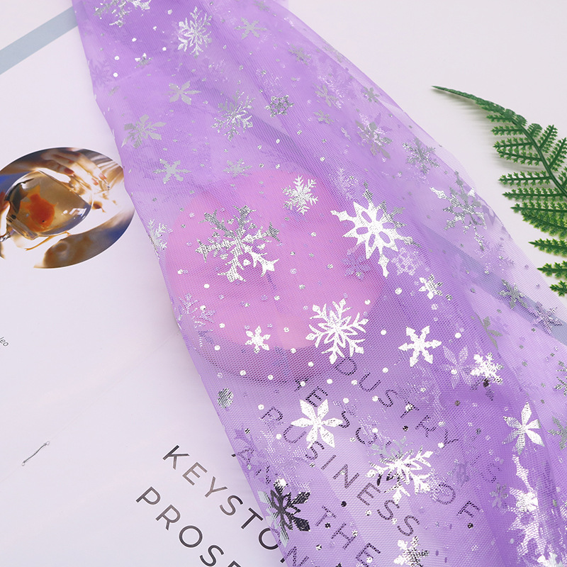 150cm*1yard/pc  Snowflake Prin - Textile And Sewing Supply recension och pris