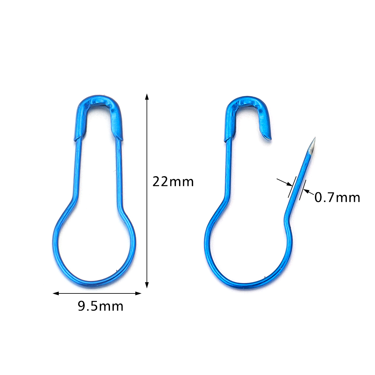 200pcs 22mm Metal Iron Colorfu - Sewing Knit recension och pris