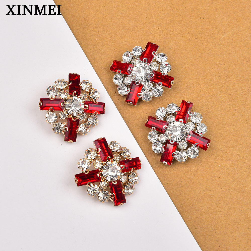 5Pcs 28mm Flower Rhinestone Sh - Button Hole Cutter recension och pris