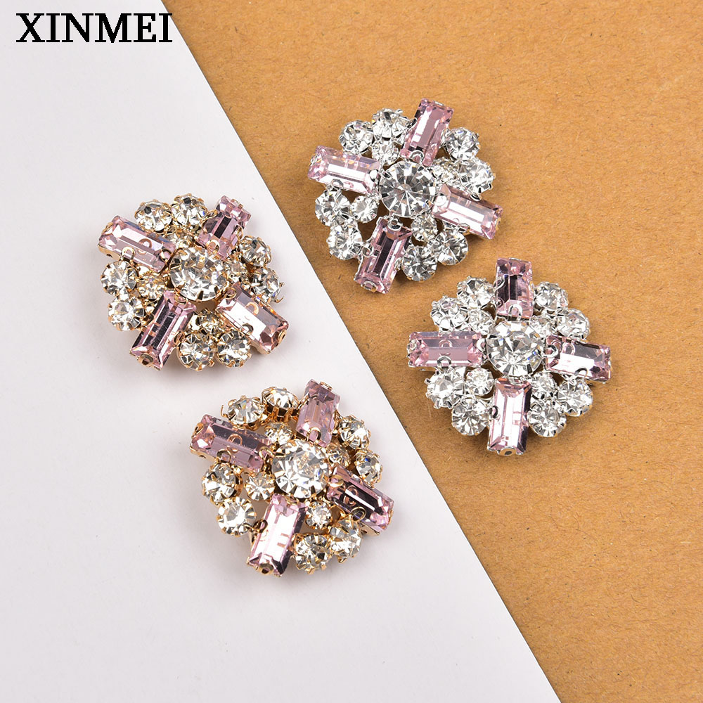5Pcs 28mm Flower Rhinestone Sh - Button Hole Cutter recension och pris