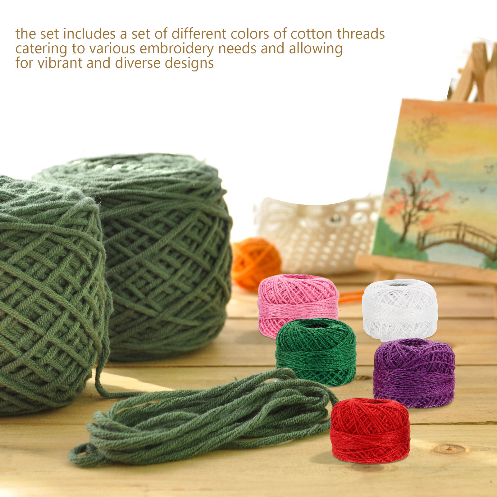 12Pcs Cotton Embroidery Floss  - Sewing Knit recension och pris