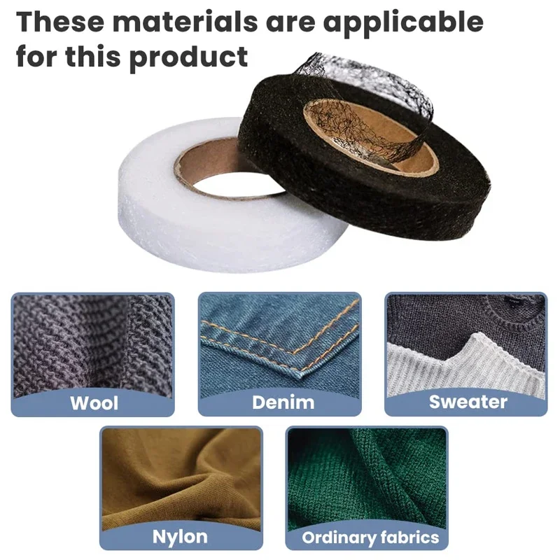 50M/Roll Double-sided Non-wove - Hem Tape Fusible recension och pris