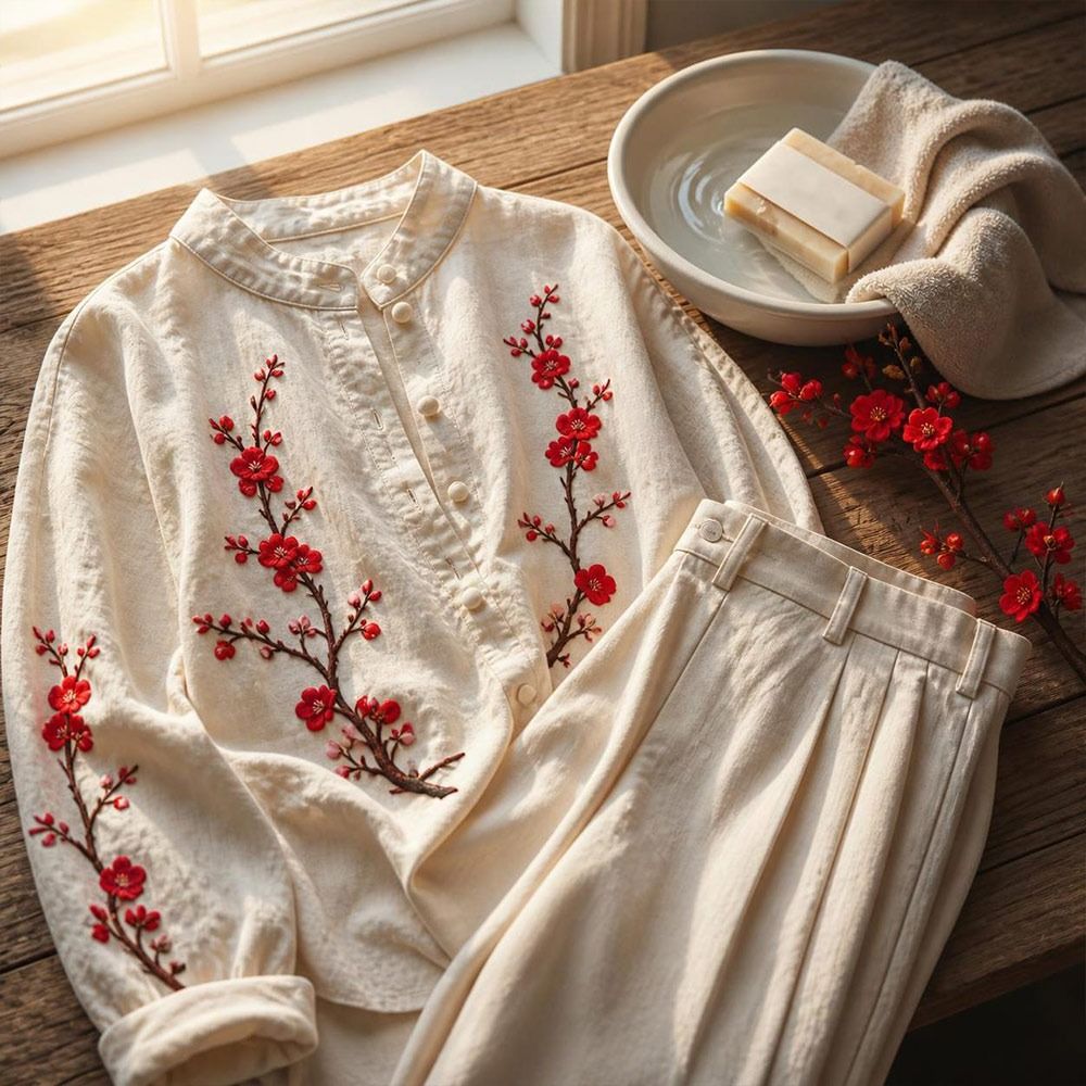 DIY Cherry Blossom Iron On Pat - Sewing And Textile recension och pris