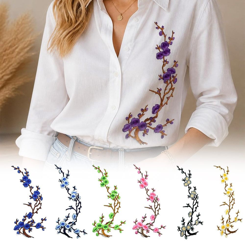 DIY Cherry Blossom Iron On Pat - Sewing And Textile recension och pris