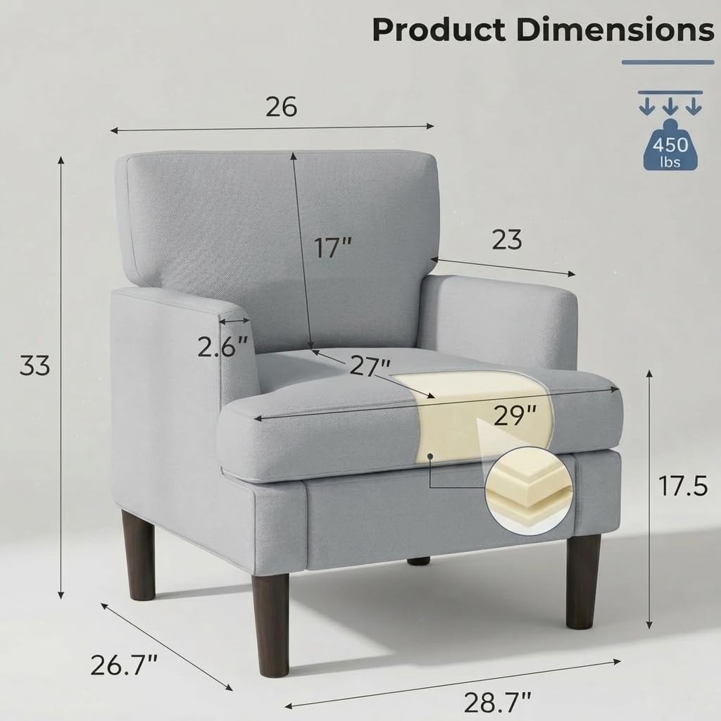 #Accent Chair Set Of  Mid-Cent - Century Textile & Sewing Supply Reviews recension och pris