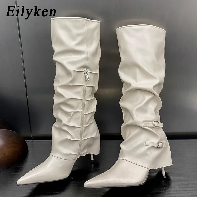 Eilyken Fashion Pleated Buckle - Sewing Zipper recension och pris