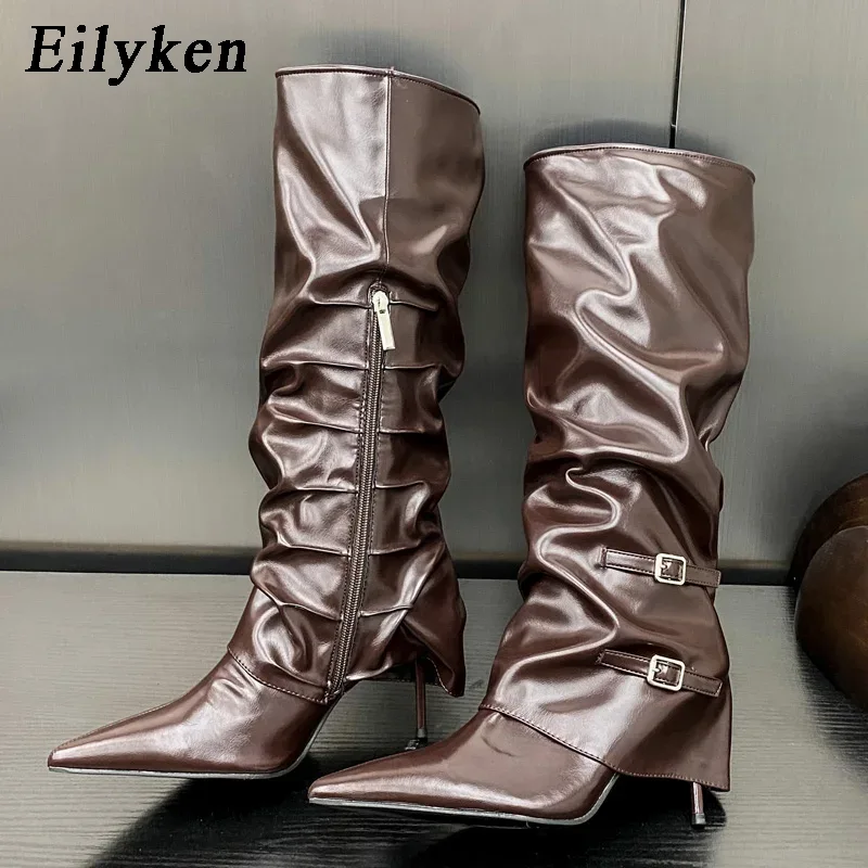 Eilyken Fashion Pleated Buckle - Sewing Zipper recension och pris
