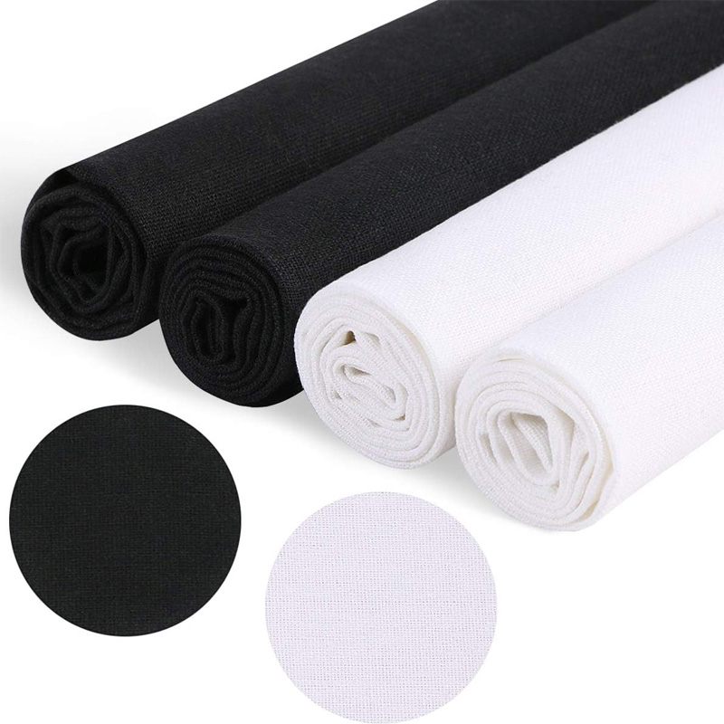 4 Pieces of Linen Fabric, Soli - Sewing Embroidery Fabric recension och pris