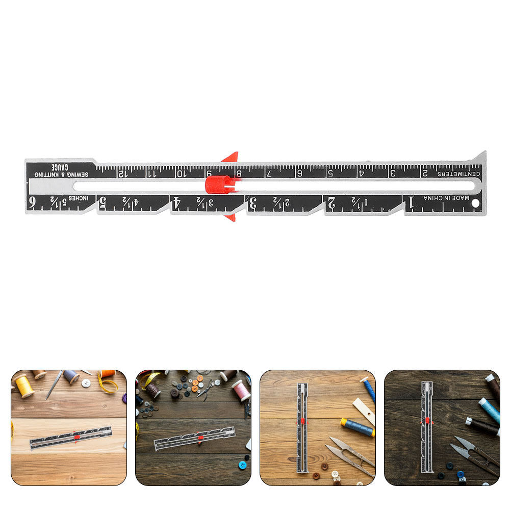 8Pcs Portable Quilting Ruler S - Sewing Gauge Ruler recension och pris