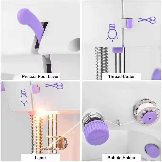Mini Electric Domestic Home Us - Textile Sewing Factory recension och pris