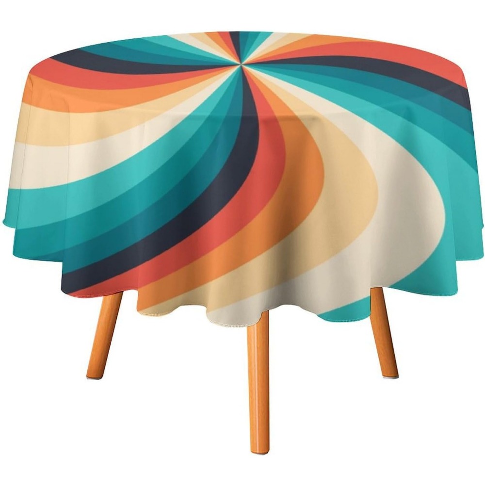 Vintage Groovy Swirl Round Tab - Century Textile & Sewing Supply Reviews recension och pris