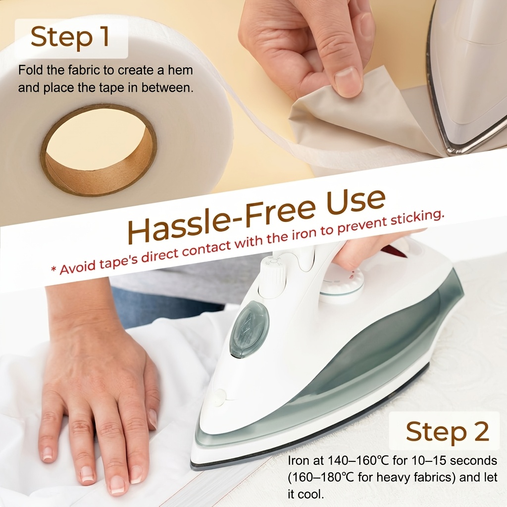2Rolls Iron on Hemming Tape No - Hem Tape Fusible recension och pris