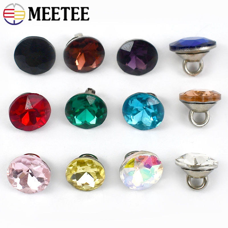 Meetee 20/50Pcs 9mm Rhinestone - Button Hole Cutter recension och pris