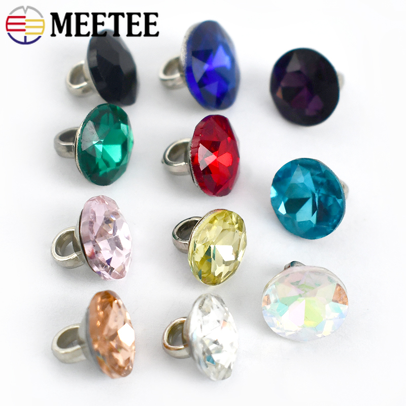 Meetee 20/50Pcs 9mm Rhinestone - Button Hole Cutter recension och pris