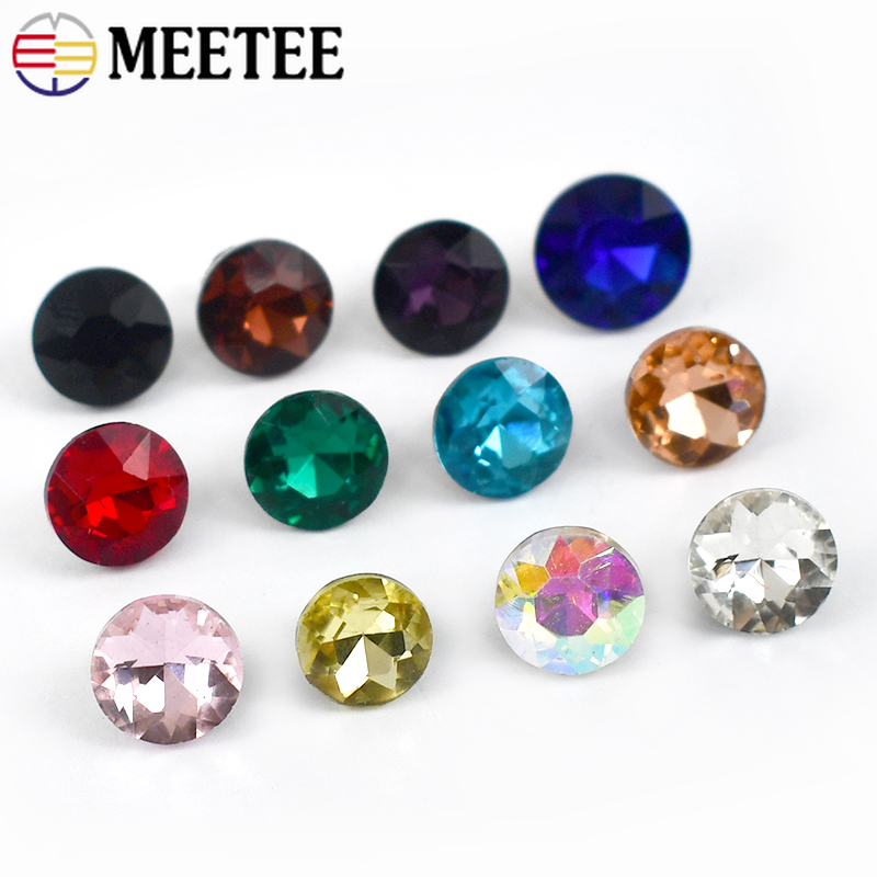 Meetee 20/50Pcs 9mm Rhinestone - Button Hole Cutter recension och pris