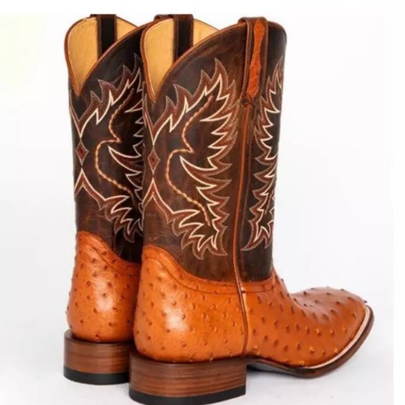 Men High Boots Embroidery Retr - Sewing Embroidery Fabric recension och pris
